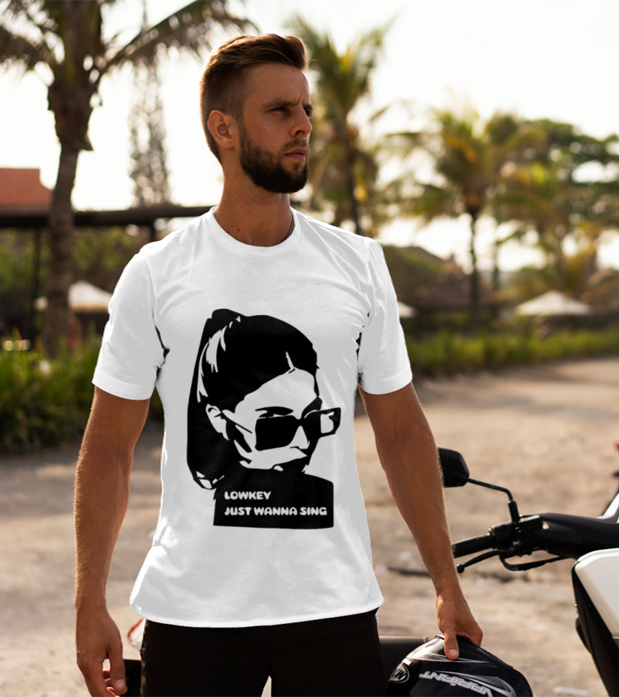 Lowkey Just Wanna Sing X Sophie Rey Sunglasses Girl T-Shirt