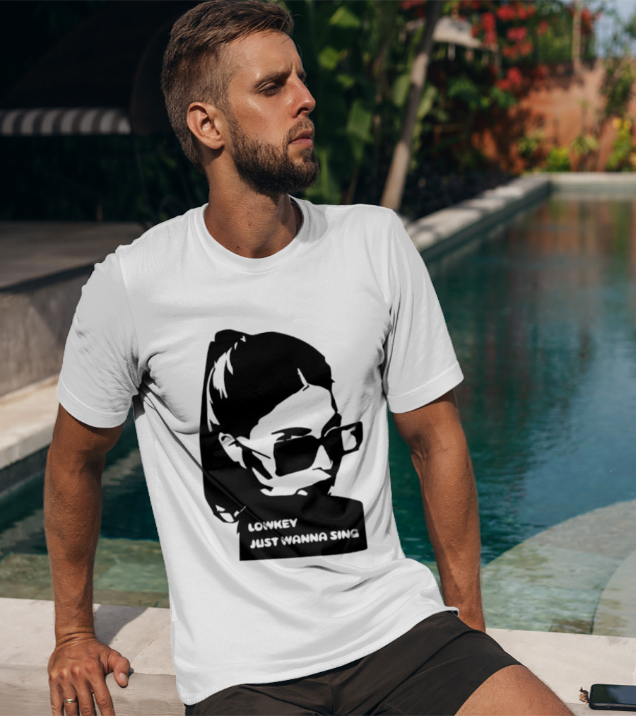 Lowkey Just Wanna Sing X Sophie Rey Sunglasses Girl T-Shirt