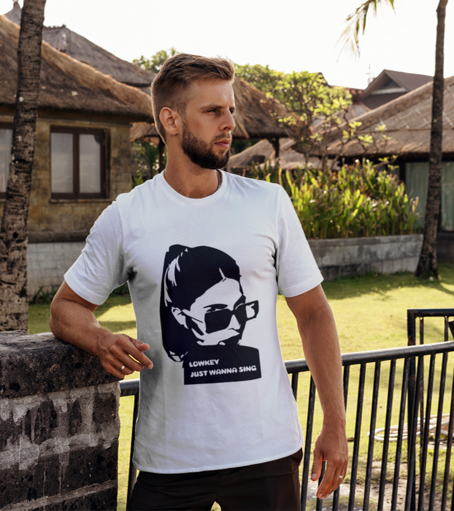 Lowkey Just Wanna Sing X Sophie Rey Sunglasses Girl T-Shirt