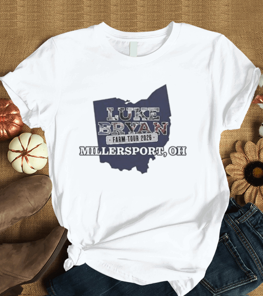 Luke Bryan September 18 2026 Millersport Ohio Event T-Shirt
