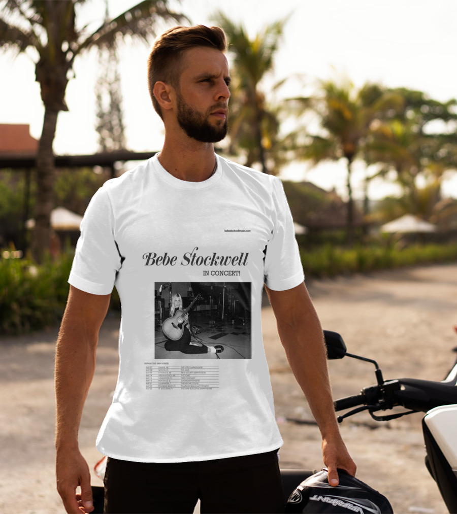 Bebe Stockwell In Concert Tour 2026 Dates Featuring Sam Barber T-Shirt