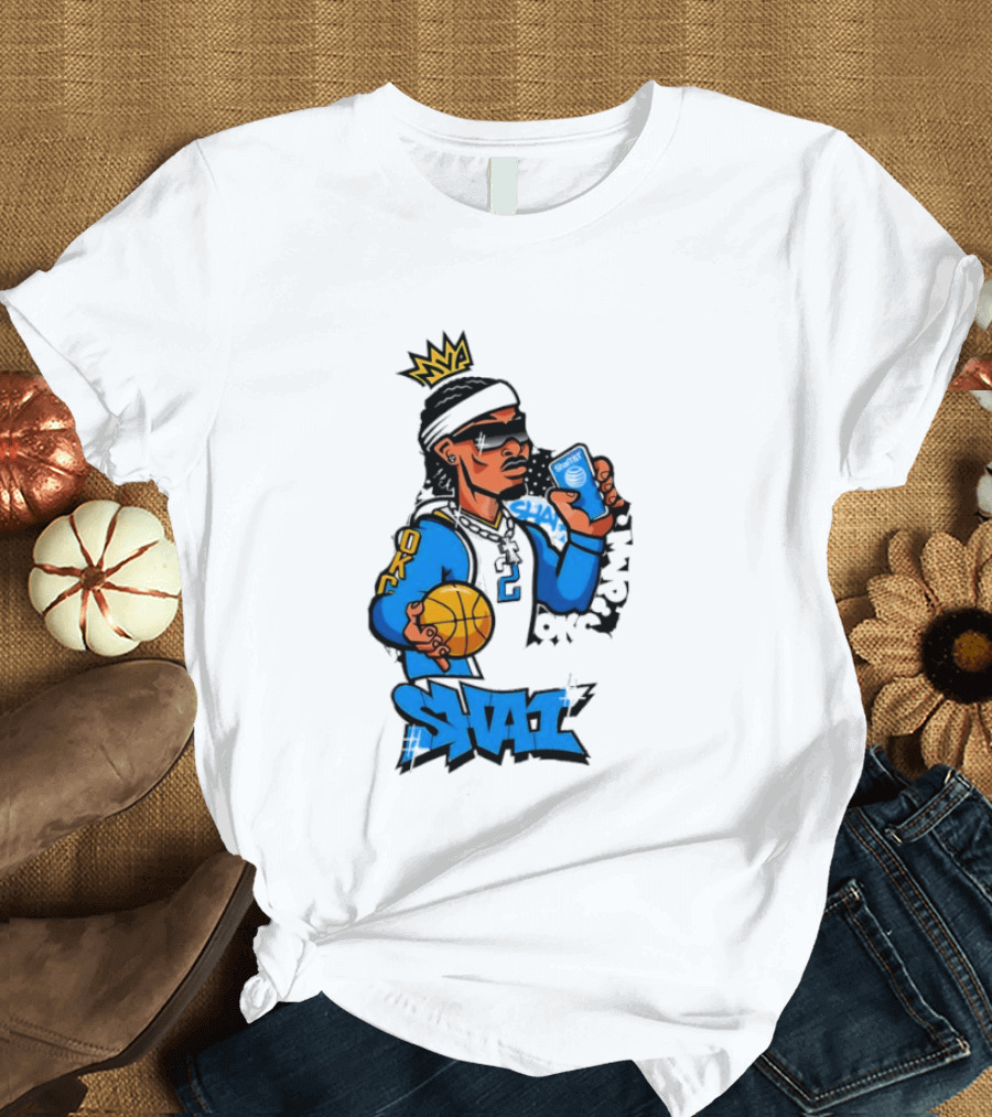Shai Gilgeous Alexander OKC Crown Basketball Graphic SGA T-Shirt