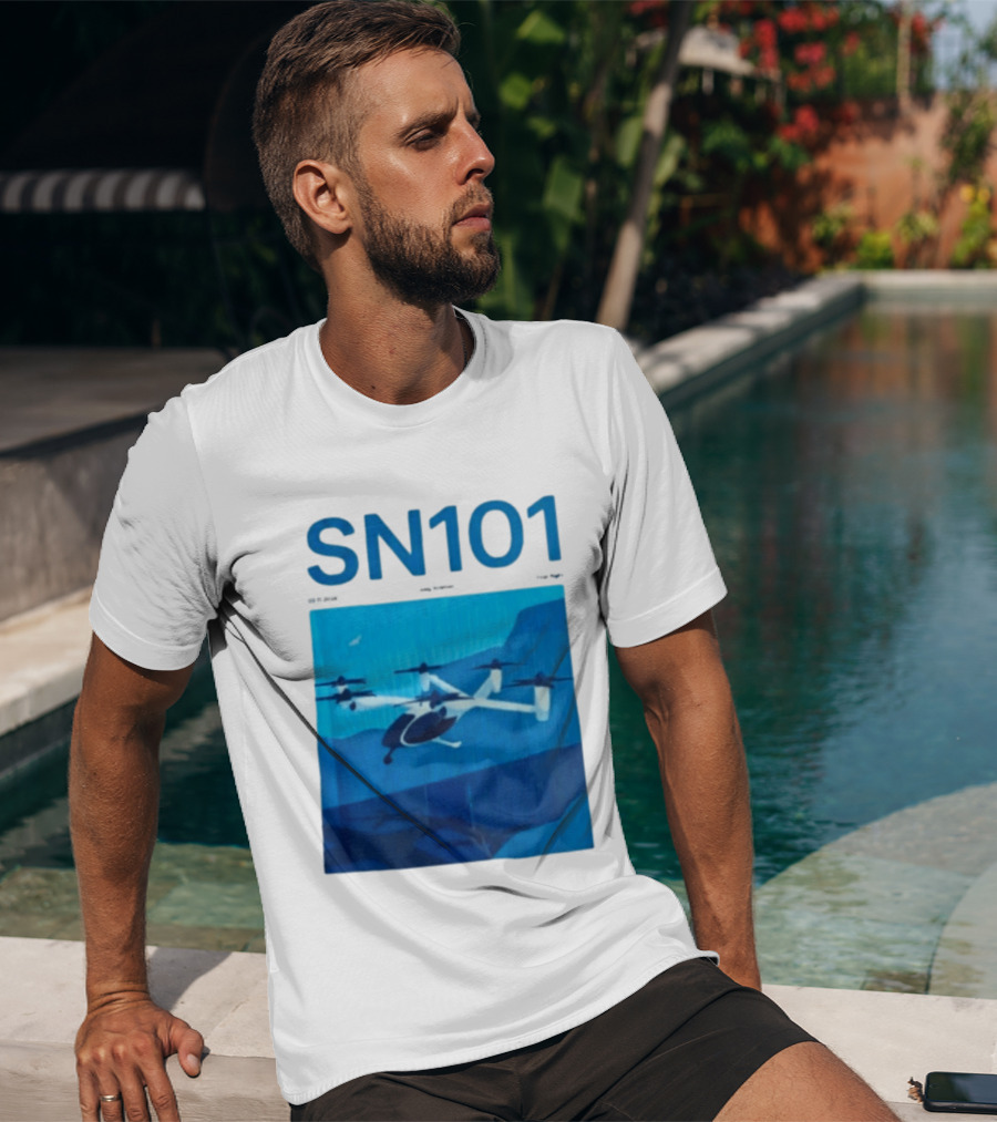 SN101 Joby Aviation First Flight Electric Air Taxi Innovation T-Shirt