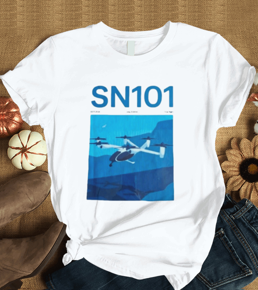 SN101 Joby Aviation First Flight Electric Air Taxi Innovation T-Shirt
