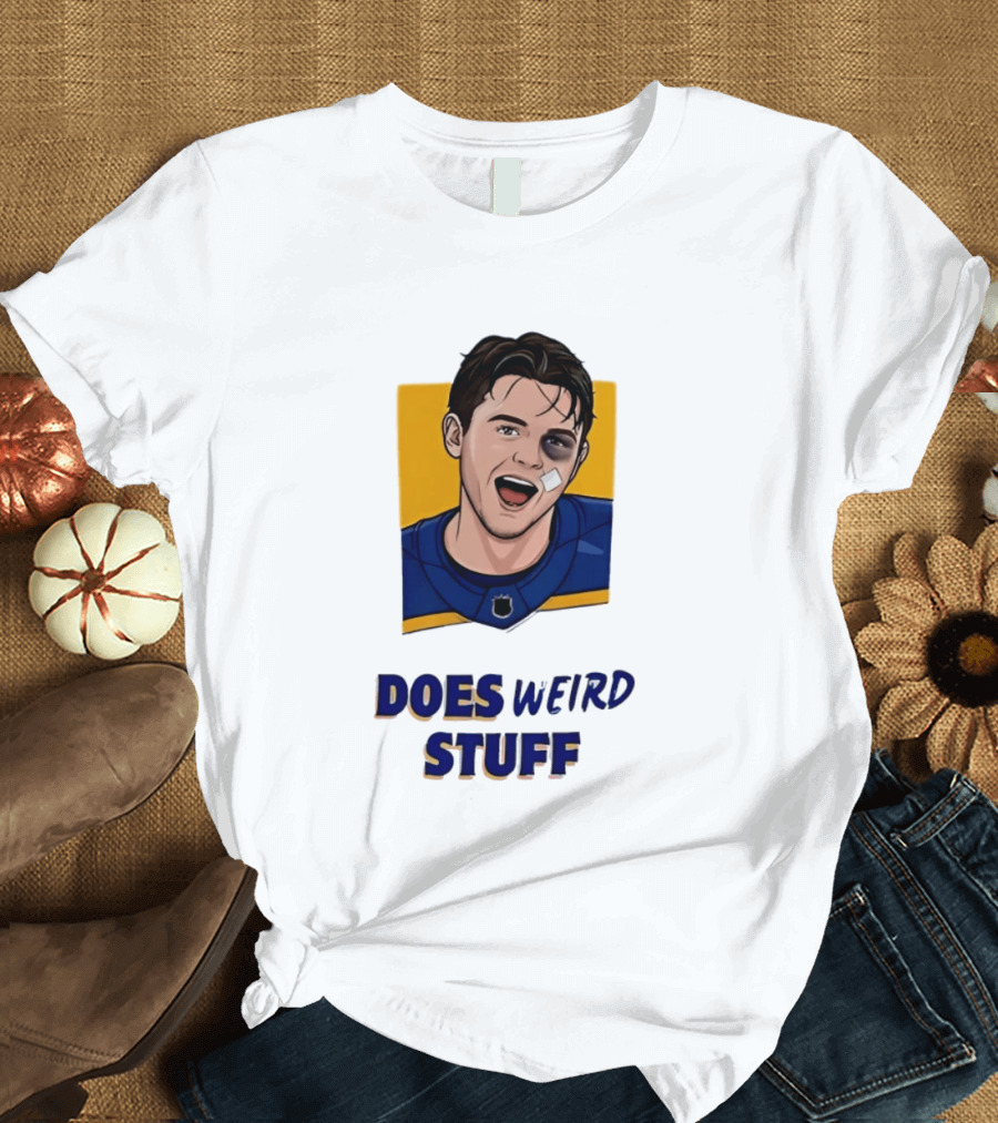 Buffalo Sabres Zach Benson Does Weird Stuff T-Shirt