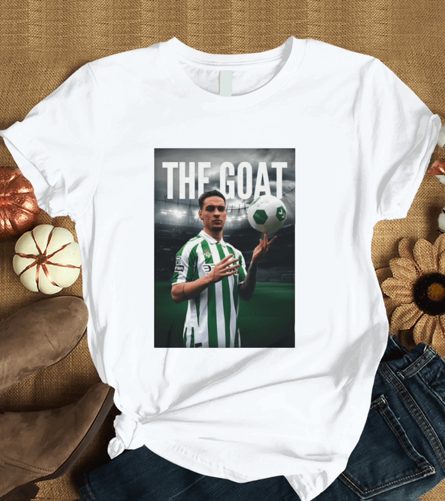 Antony Real Betis FC The Goat Soccer 2026 T-Shirt
