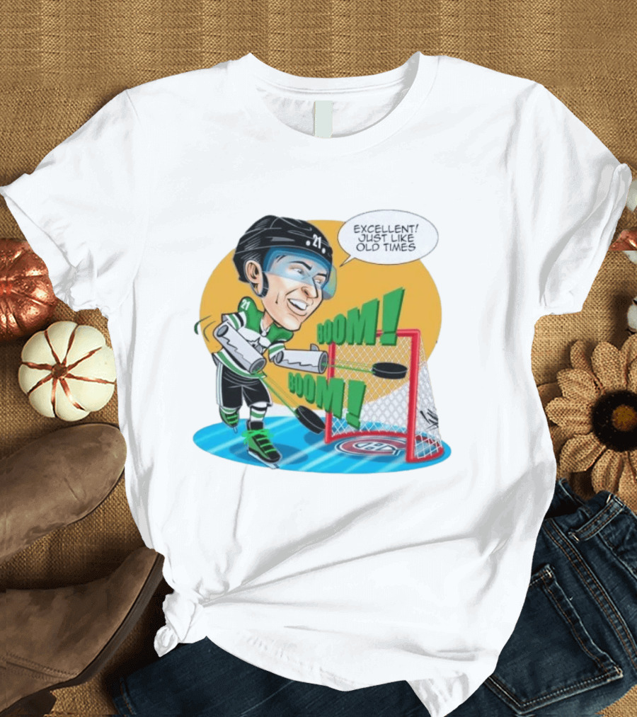 Jason Robertson Boom Excellent Just Like Old Times Hockey Goal T-Shirt