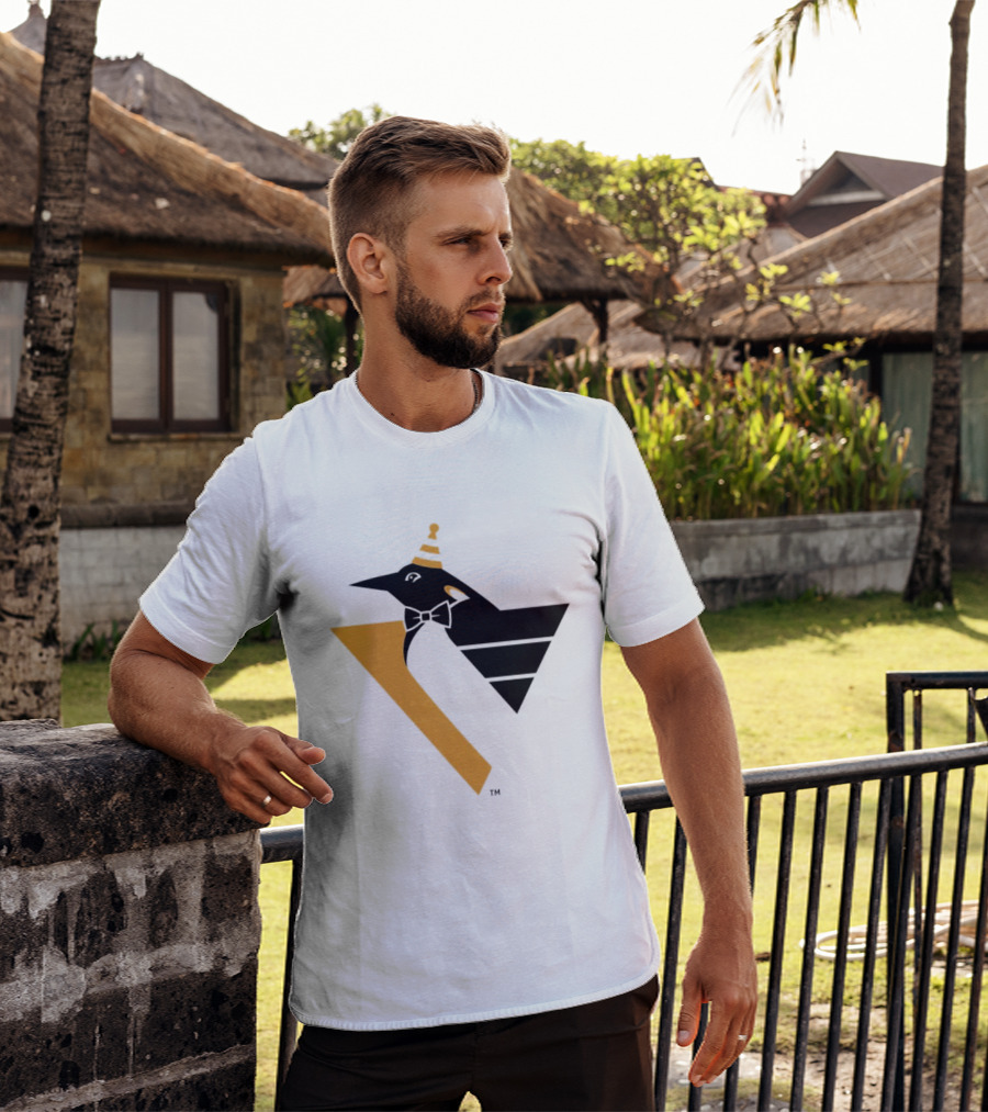 Pittsburgh Penguins Happy Birthday RoboPenguin NHL Party T-Shirt