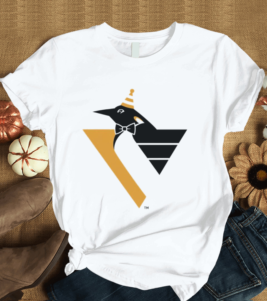 Pittsburgh Penguins Happy Birthday RoboPenguin NHL Party T-Shirt