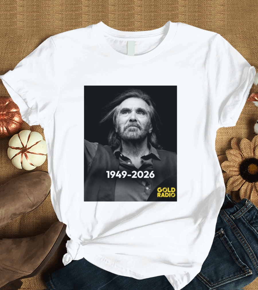 Dr Hook Singer Dennis Locorriere 1949 2026 Gold Radio T-Shirt