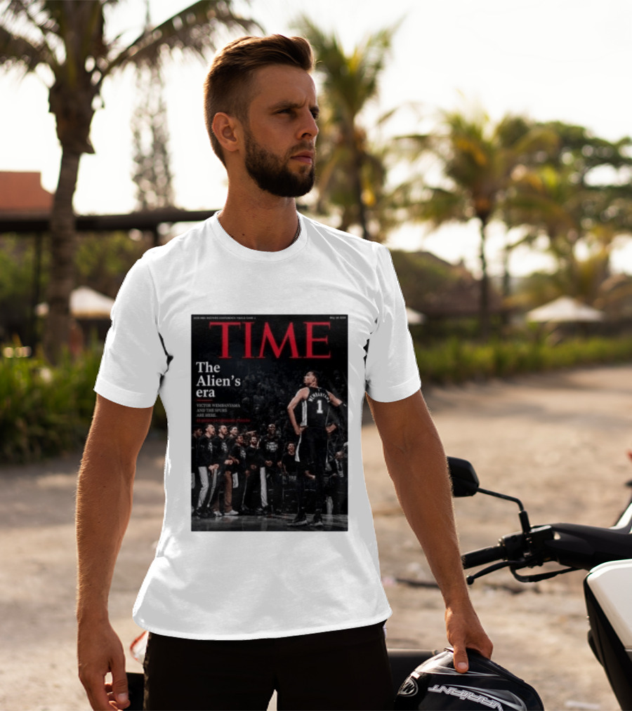 Victor Wembanyama The Alien's Era Time Spurs T-Shirt