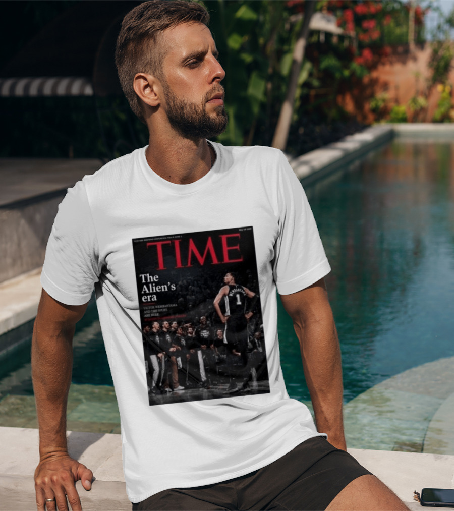 Victor Wembanyama The Alien's Era Time Spurs T-Shirt