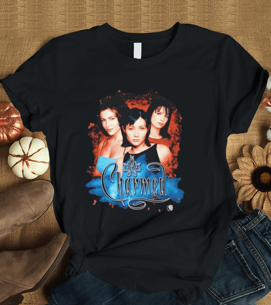 Charmed 1998 Prue Piper Phoebe Iconic Magic Sisters T-Shirt