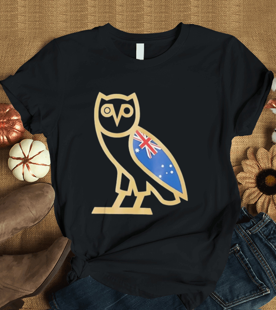 OVO Owl With Australia Flag T-Shirt