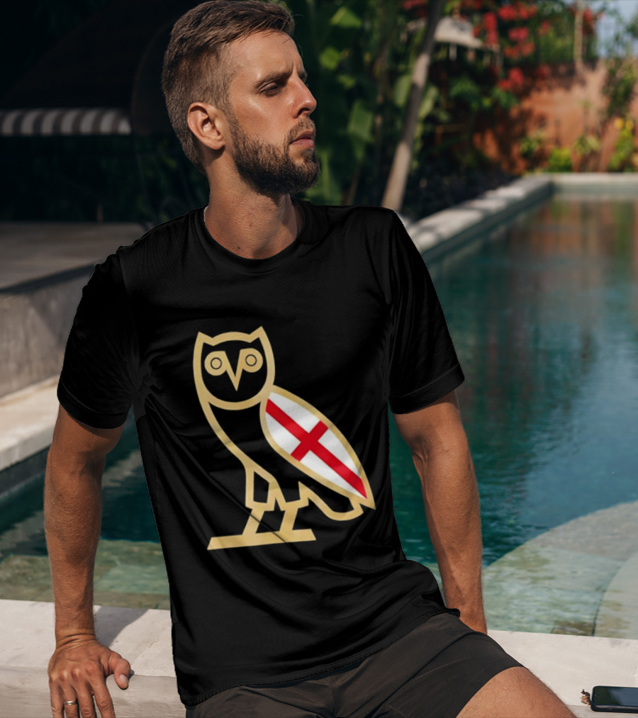 OVO Owl England Flag T-Shirt