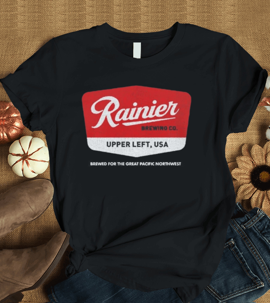Rainier Brewing Co Upper Left USA Pacific Northwest T-Shirt