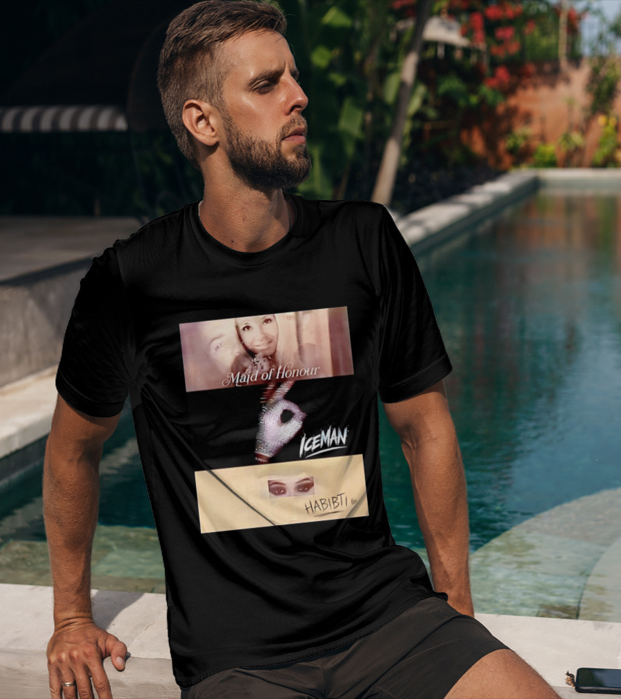 Maid Of Honour Iceman Habibti Mashup With Glove And Portraits T-Shirt