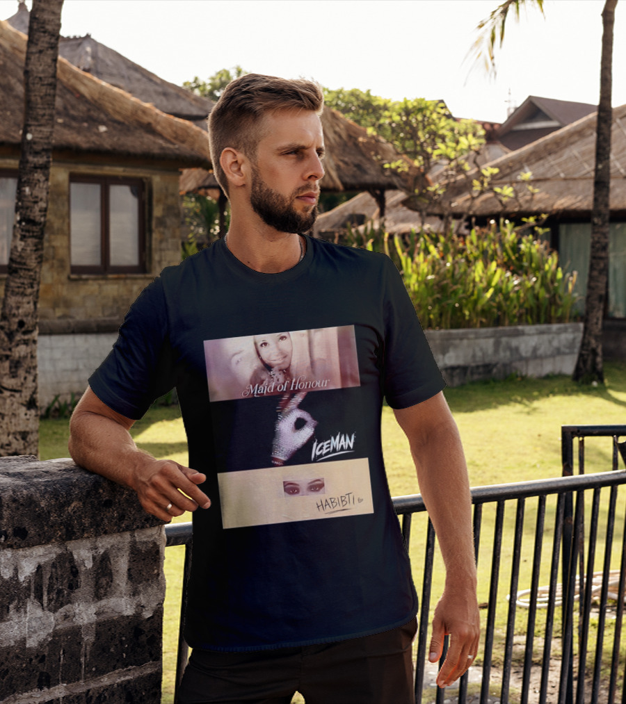 Maid Of Honour Iceman Habibti Mashup With Glove And Portraits T-Shirt