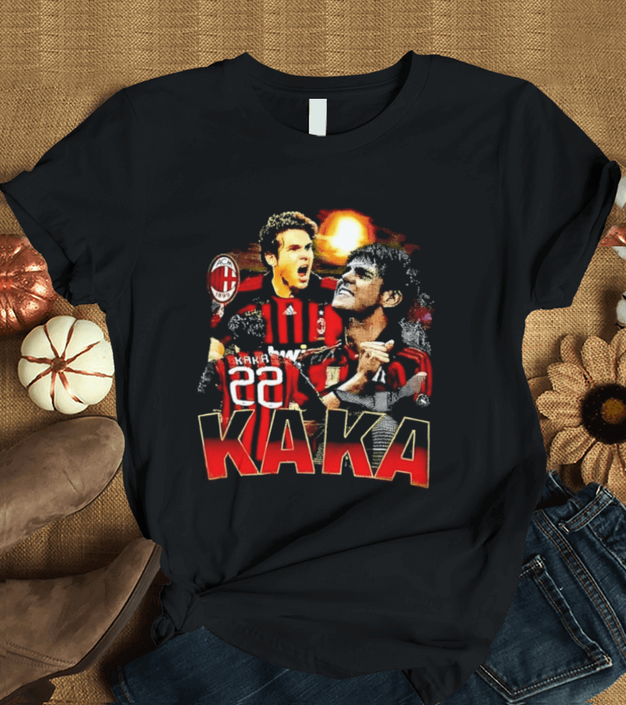 Kaká 22 AC Milan Soccer Icon Celebration 1899 T-Shirt