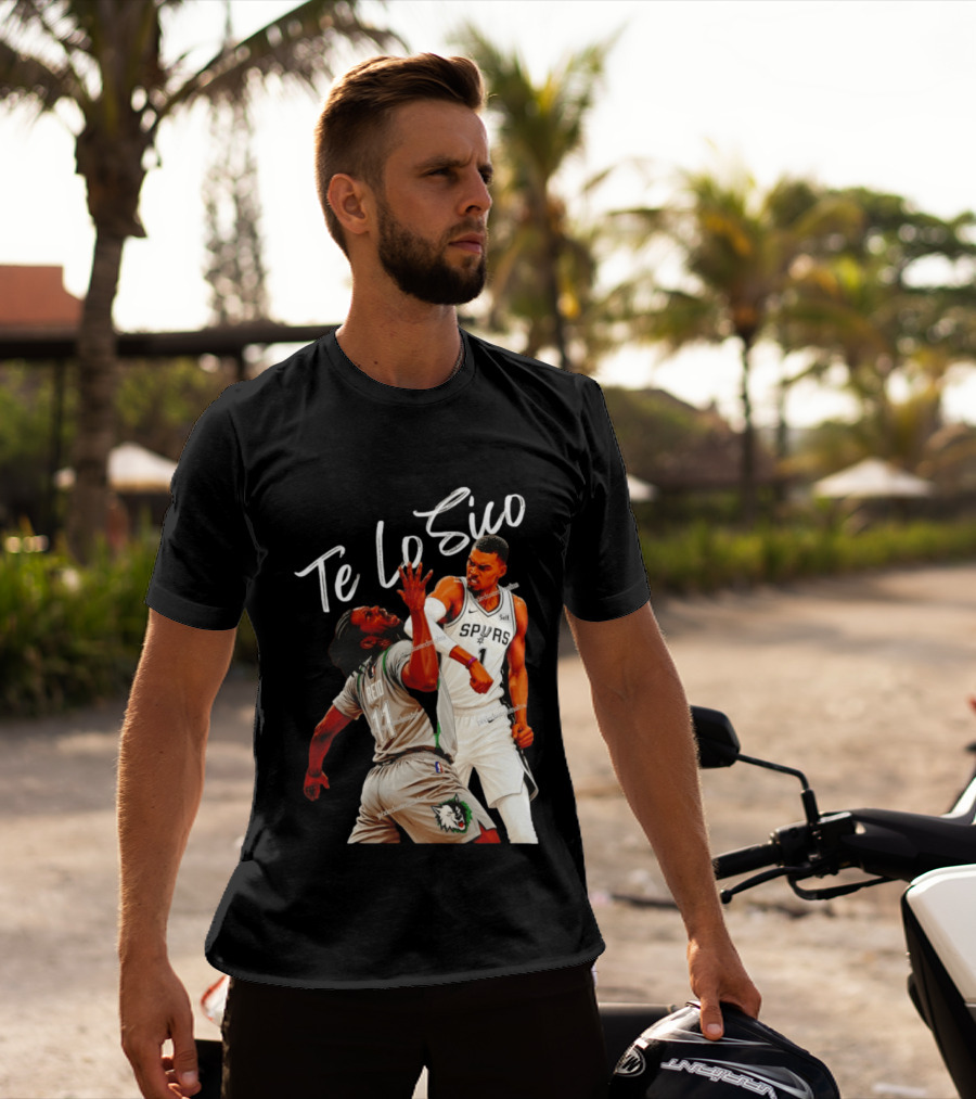 San Antonio Spurs Basketball Te Lo Sico Wemby Elbow Reid T-Shirt