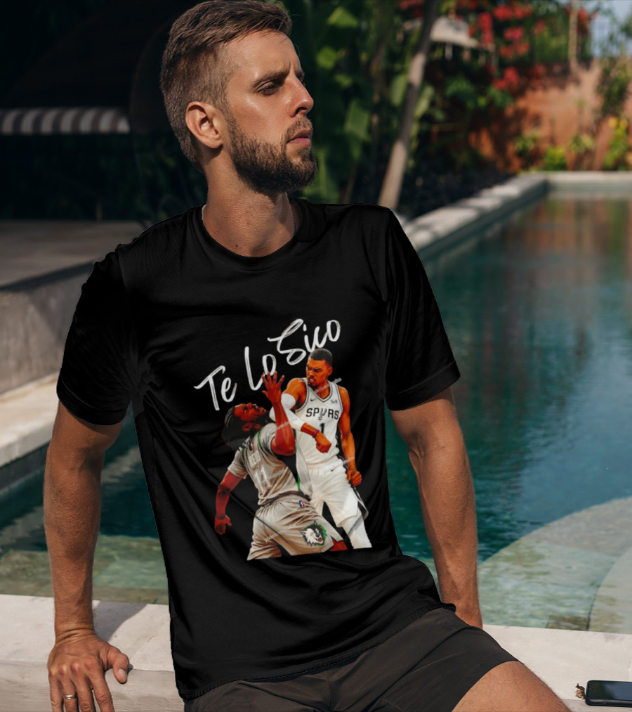 San Antonio Spurs Basketball Te Lo Sico Wemby Elbow Reid T-Shirt