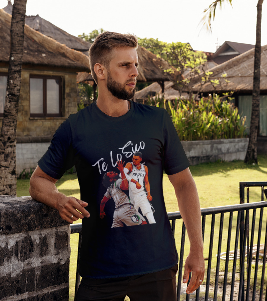 San Antonio Spurs Basketball Te Lo Sico Wemby Elbow Reid T-Shirt