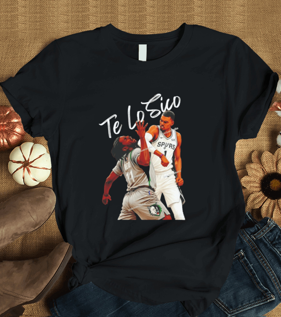 San Antonio Spurs Basketball Te Lo Sico Wemby Elbow Reid T-Shirt