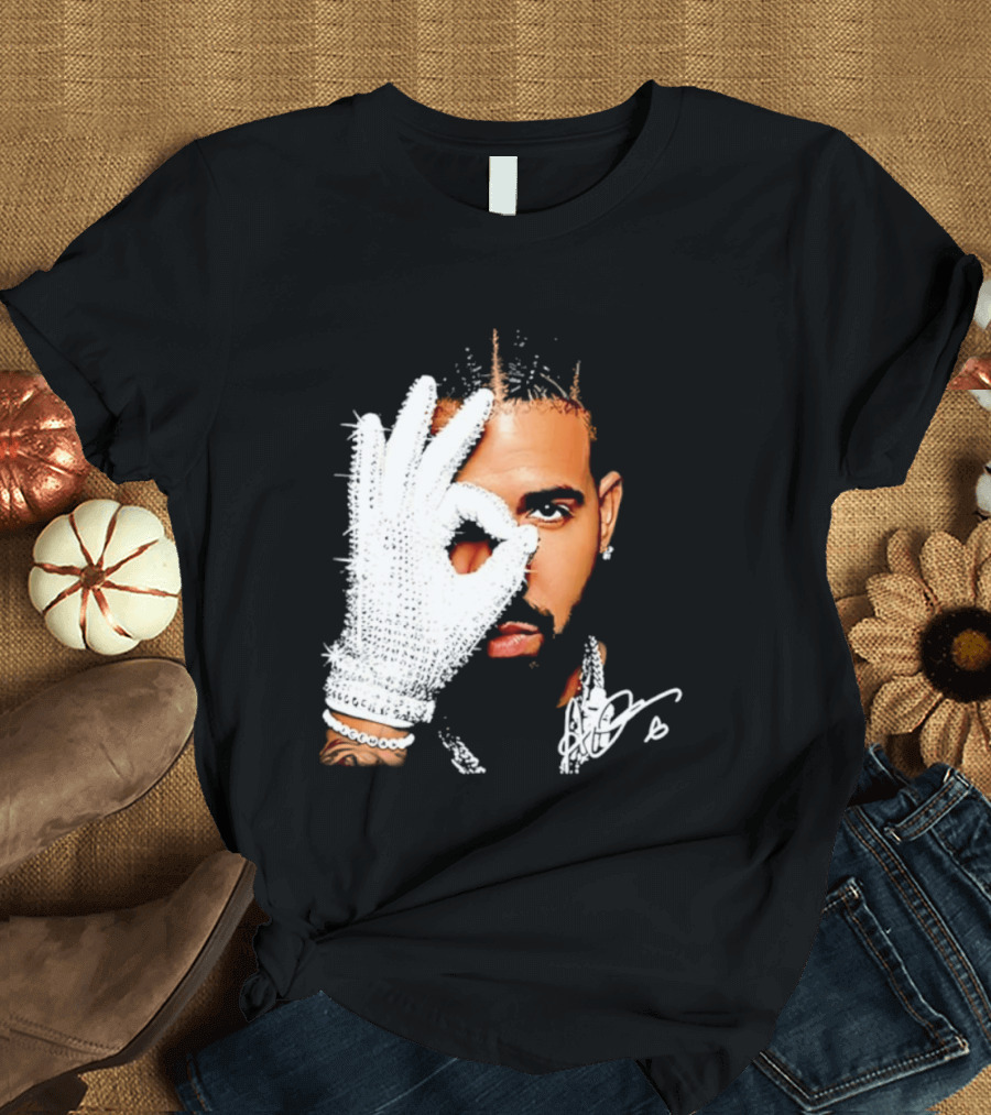 The Iceman Drake Rhinestone Glove T-Shirt
