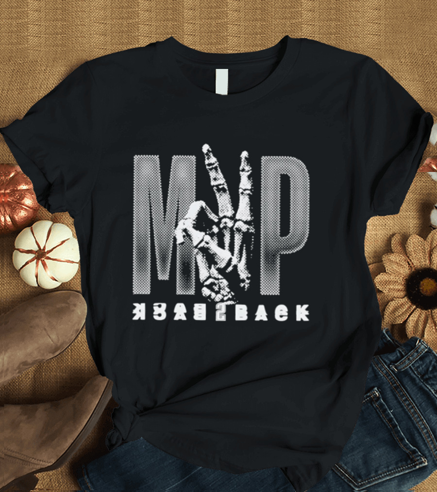 MVP Back 2 Back Skeleton Hand Shai Gilgeous Alexander T-Shirt