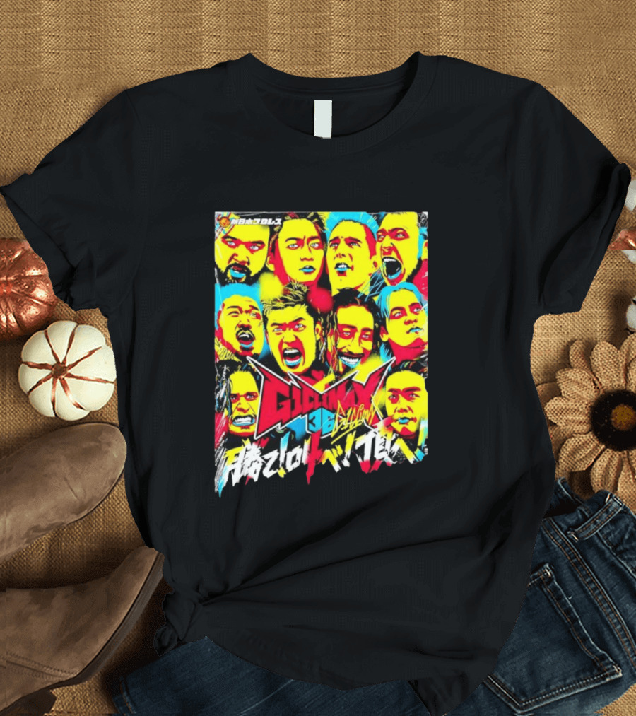 NJPW G1 Climax 36 Multicolor Wrestlers T-Shirt