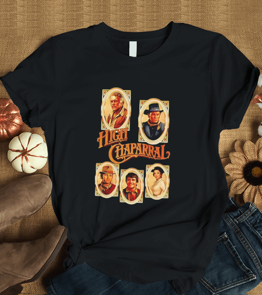 High Chaparral Classic Western Characters Collection T-Shirt