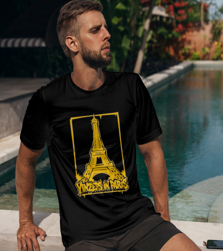 Pittsburgh Steelers Yinzers In Paris Eiffel Tower 2026 T-Shirt