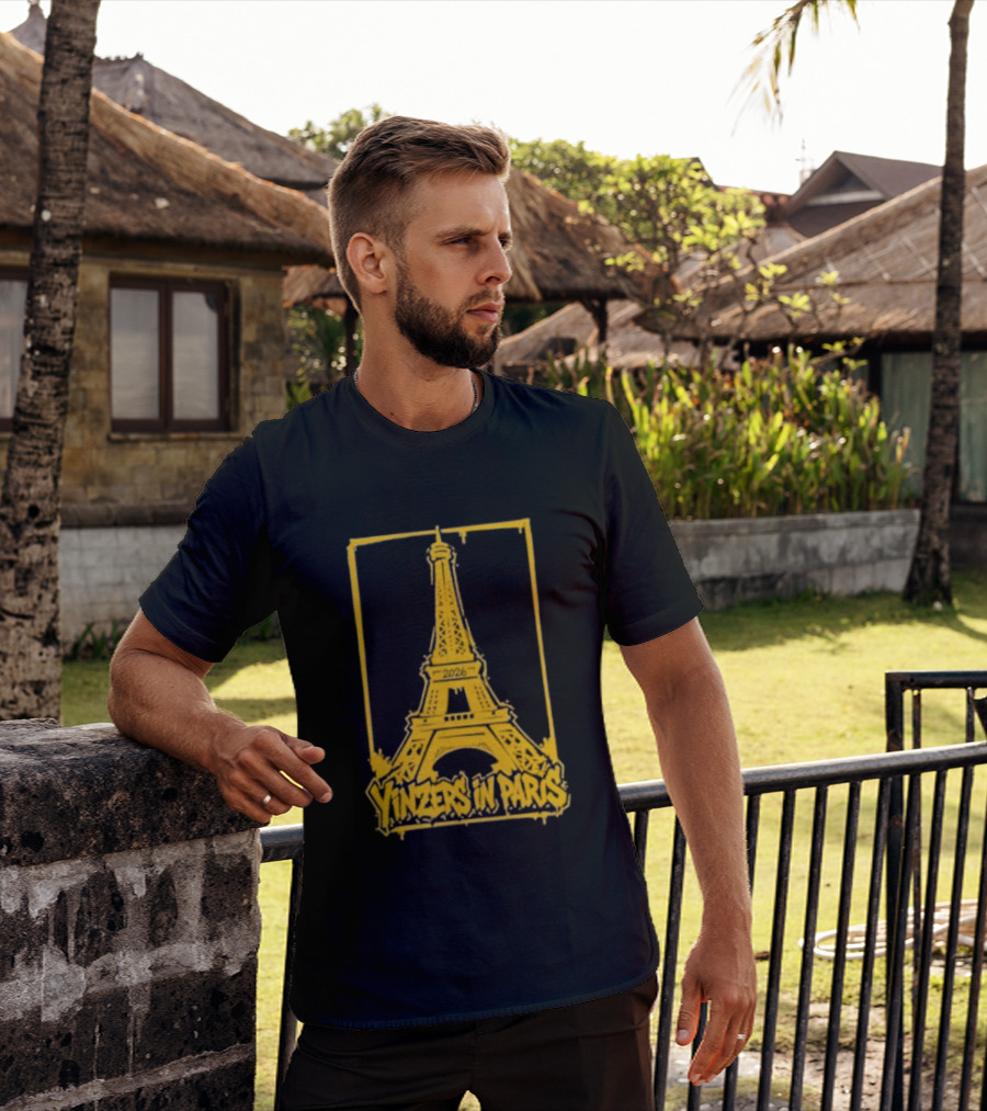 Pittsburgh Steelers Yinzers In Paris Eiffel Tower 2026 T-Shirt