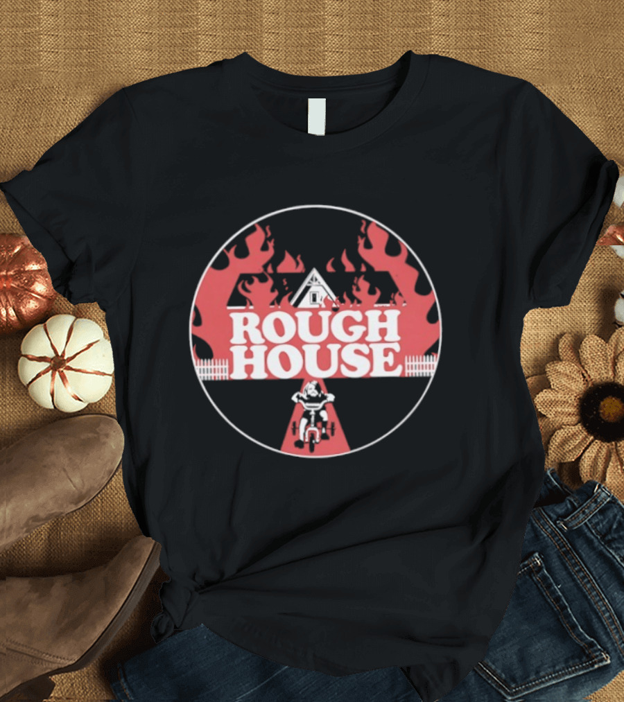 Rough House Flaming Pyramid T-Shirt