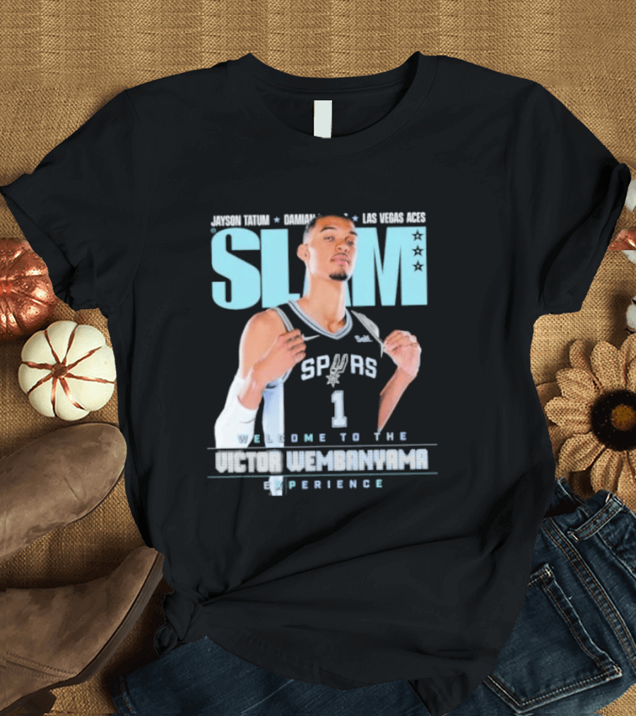 SLAM Victor Wembanyama Spurs Experience Welcome T-Shirt