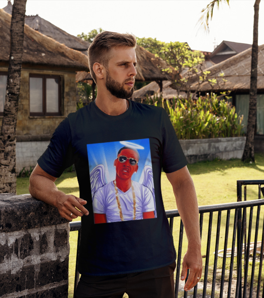 Young Dolph Angel Wings Halo Hip Hop Rap T-Shirt