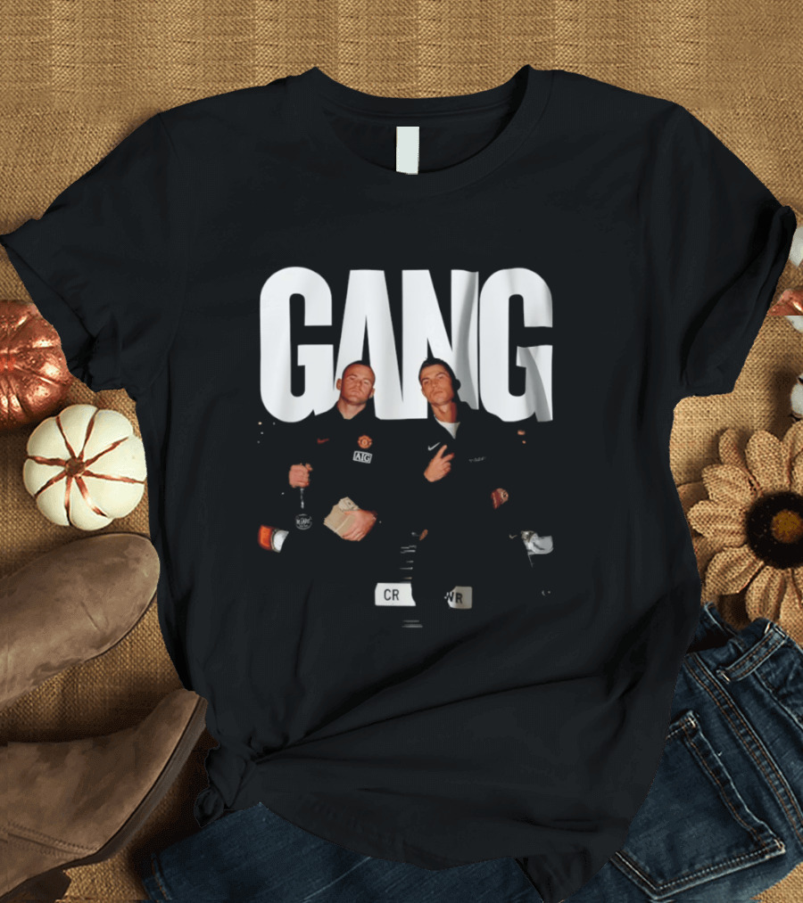 Cristiano Ronaldo Wayne Rooney Manchester United Gang T-Shirt