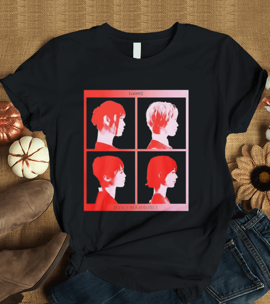 Exwhyz Dance Your Dance Four Profiles Red Frame T-Shirt
