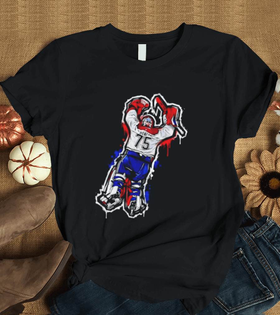 Laval Rocket Jakub Dobes Goalie 75 Hockey T-Shirt