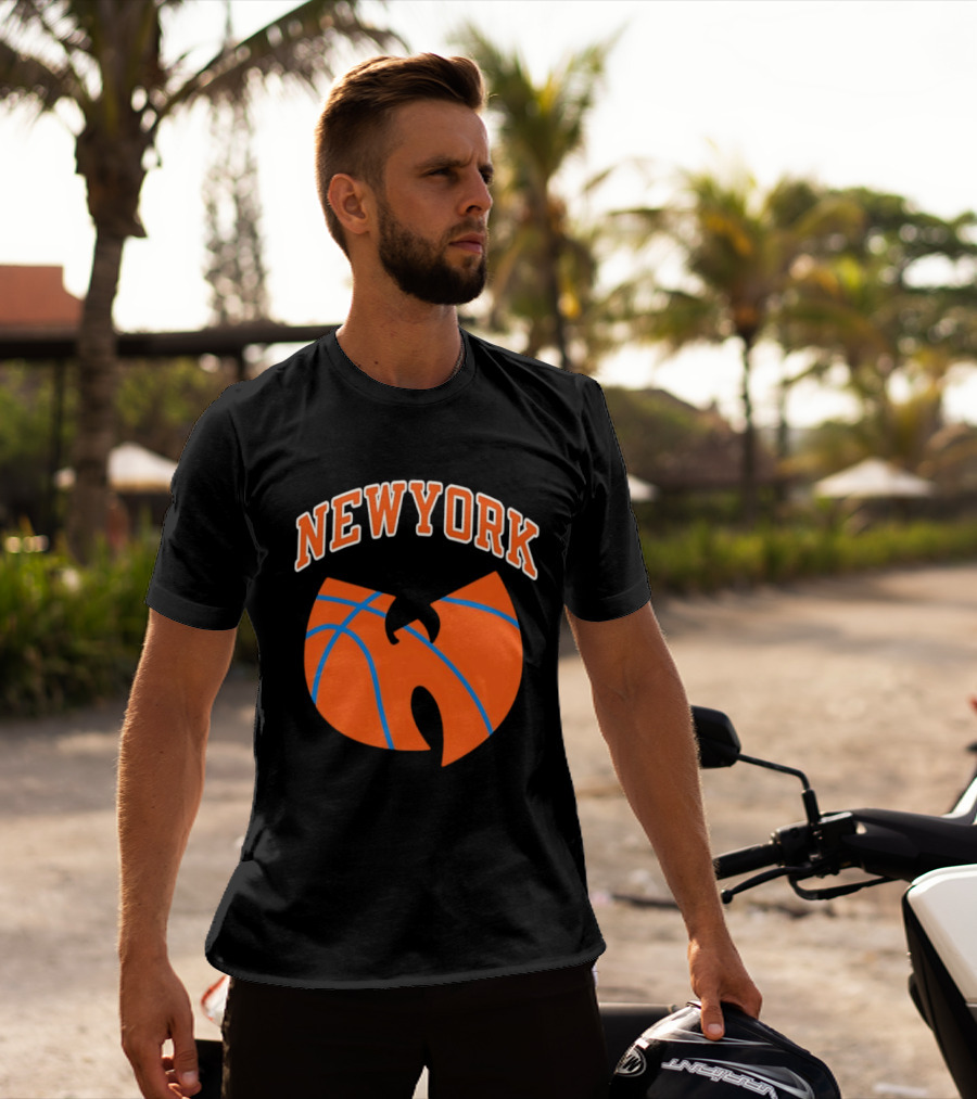 New York Basketball Wu Tang Clan Iconic Sports Fusion T-Shirt