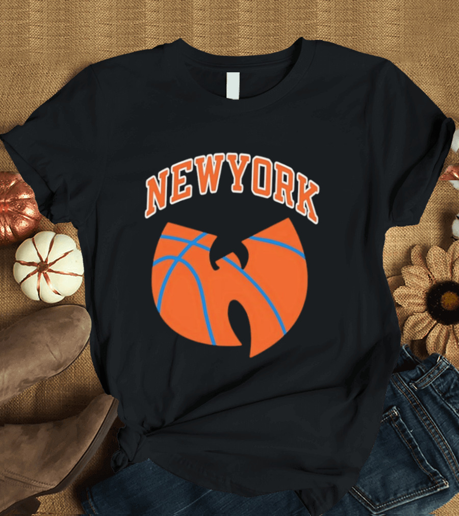 New York Basketball Wu Tang Clan Iconic Sports Fusion T-Shirt