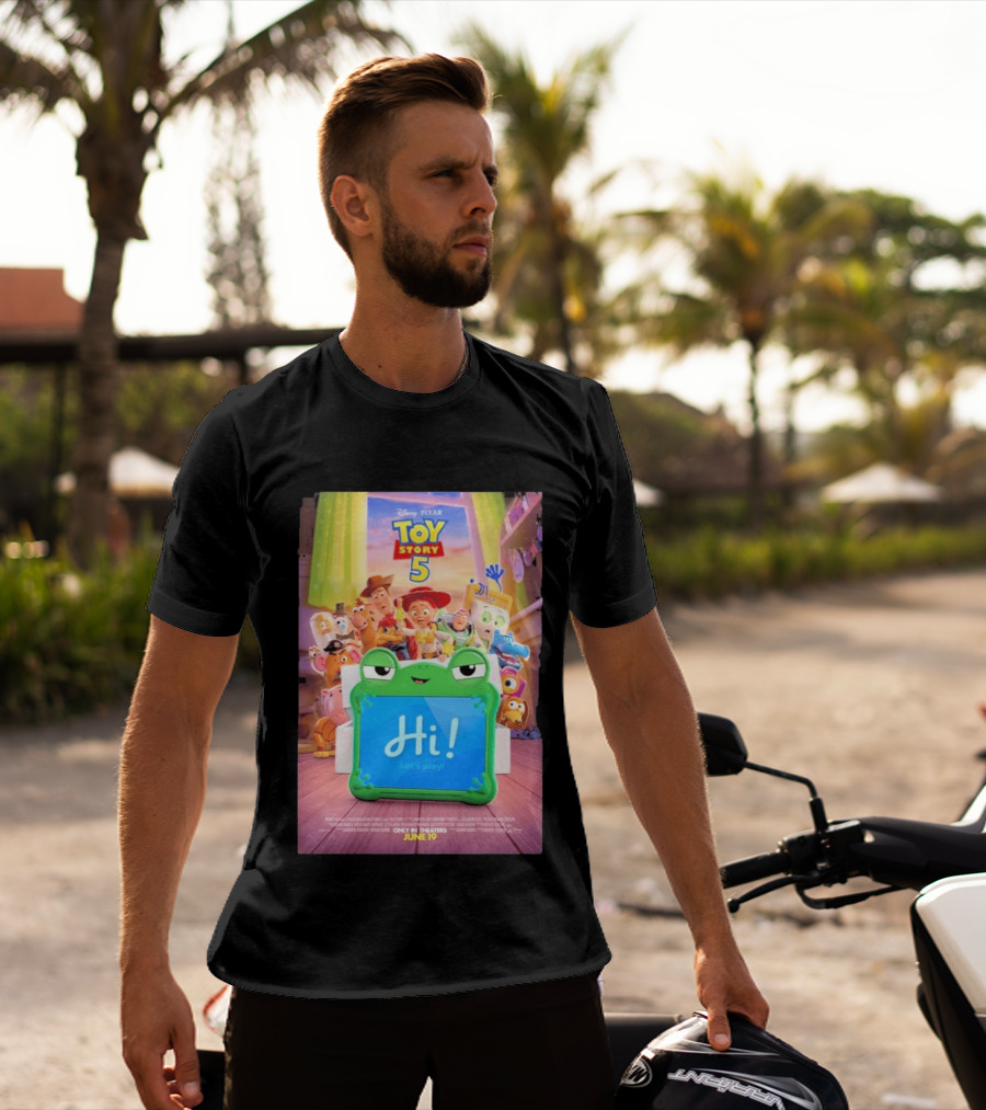Disney Pixar Toy Story 5 Hi! Let's Play In Theaters June 19 Playtime Has A New Look T-Shirt
