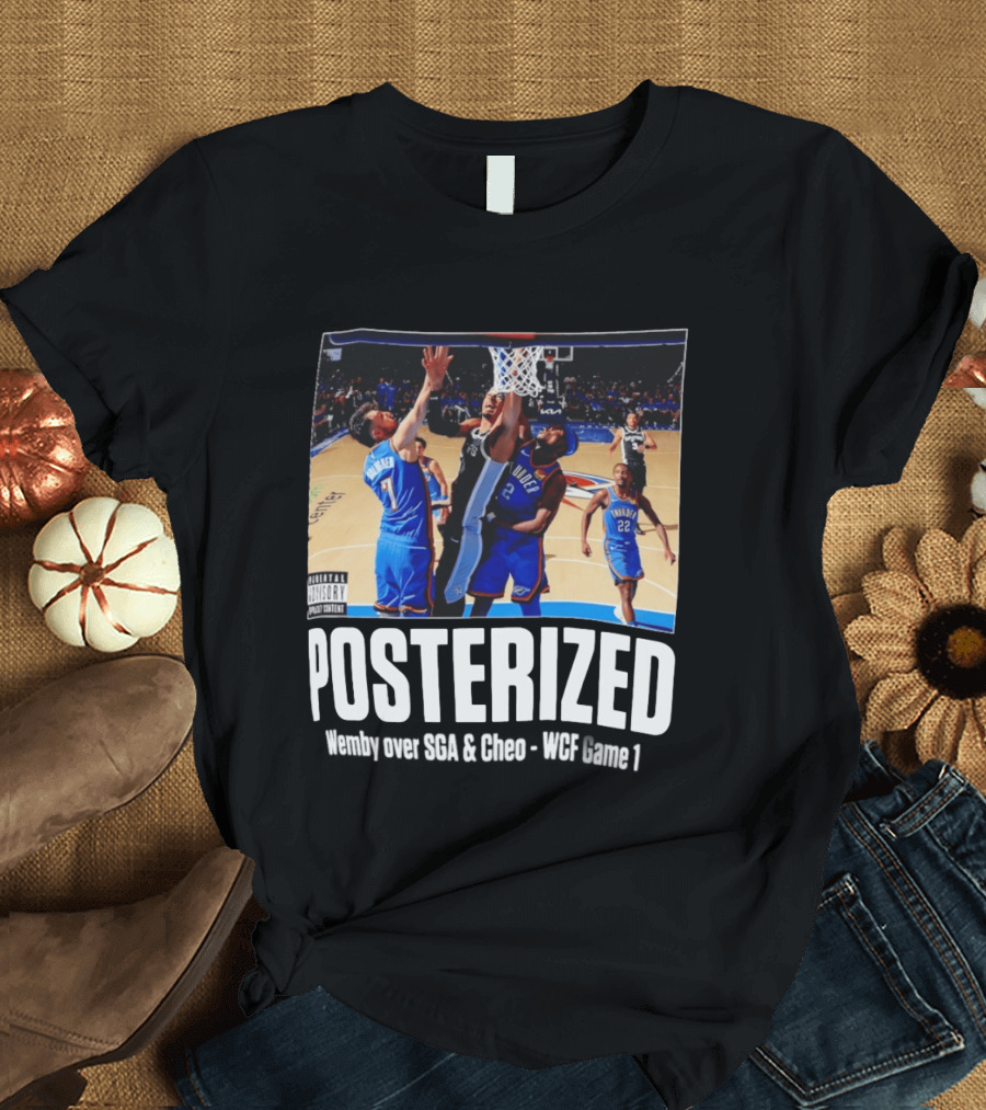 Ized Victor Wembanyama Chet Holmgren Shai Gilgeous Alexander NBA Game 1 2026 T-Shirt