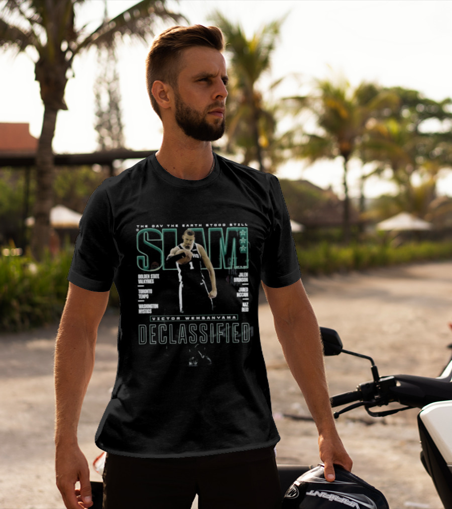 SLAM Victor Wembanyama Declassified The Day The Earth Stood Still T-Shirt