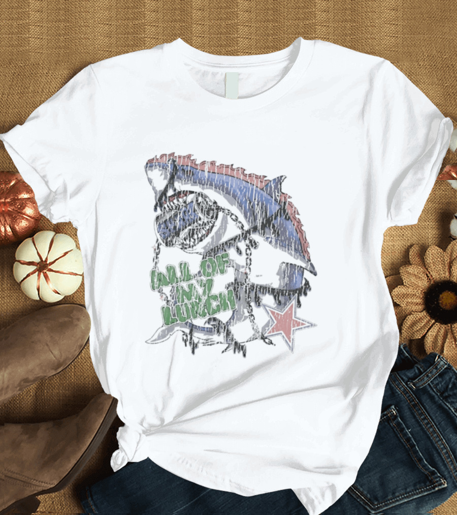 Shark Sparx All Of My Lunch Red Star T-Shirt