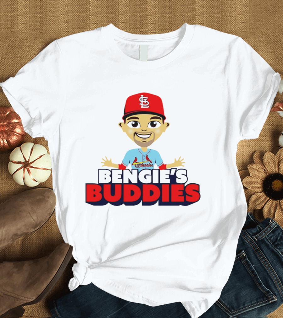 Bengie's Buddies St. Louis Cardinals Cardenales Caricature T-Shirt
