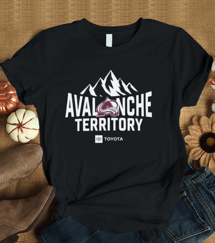 Avalanche Territory Toyota Colorado Hockey Mountains T-Shirt