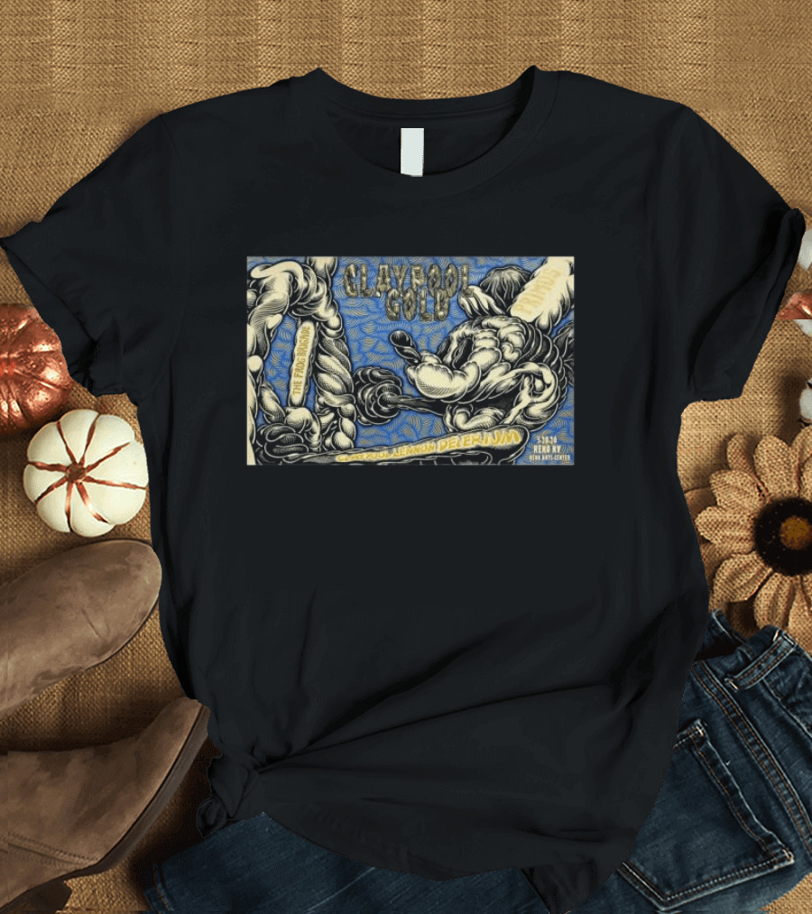 Claypool Lennon Delirium The Frog Brigade May 20 2026 Reno Events Center NV T-Shirt