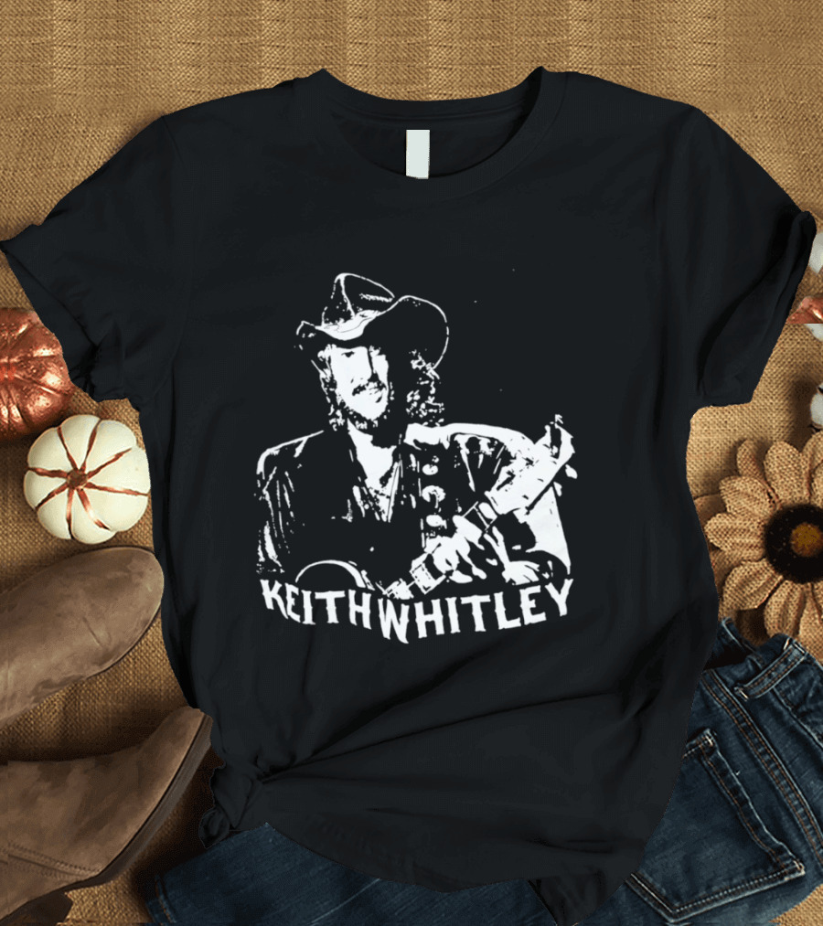 Keith Whitley Cowboy Hat Guitar T-Shirt