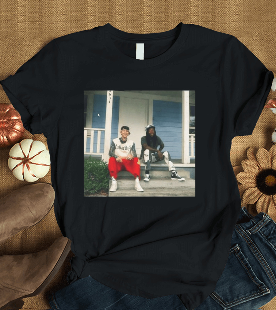 Machine Gun Kelly MGK X Wiz Khalifa Blog Era Boyz Mixtape Cover 3631 T-Shirt